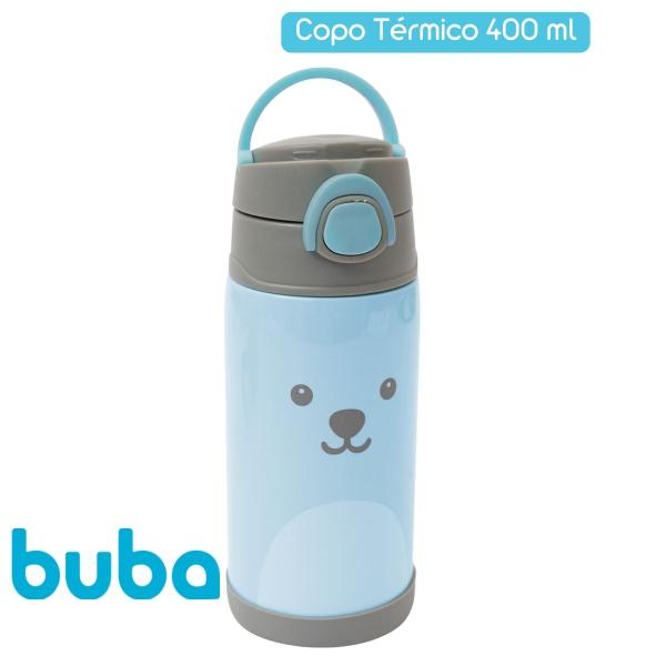 Imagem de Garrafa Copo Termico Parede Dupla 400 ml Conserva Quente Gelado