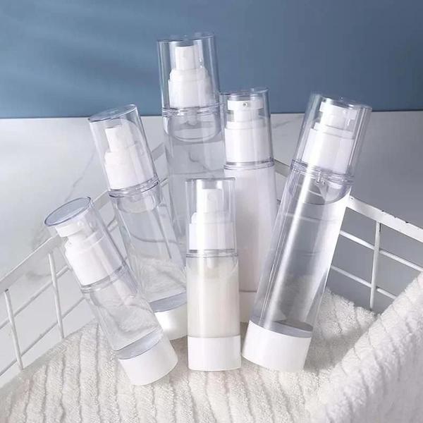 Garrafa Cosmética com Bomba - 15ml, 30ml, 50ml, 80ml e 100ml Imagem de Garrafa Cosmética com Bomba - 15ml, 30ml, 50ml, 80ml e 100ml