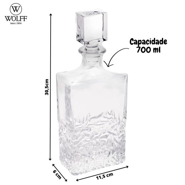 Imagem de Garrafa cristal de chumbo 700ml wolff