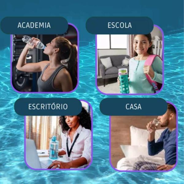 Garrafa D'Água Barata Entrega Rápida 600Ml Treino Academia - Black Watch Imagem de Garrafa D'Água Barata Entrega Rápida 600Ml Treino Academia