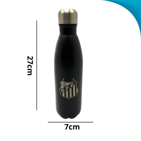 Garrafa de Academia Inoxidável 750ml Santos Para Todos os Dias Ideal Para Presente - ATENA Imagem de Garrafa de Academia Inoxidável 750ml Santos Para Todos os Dias Ideal Para Presente