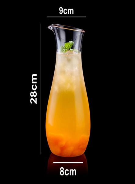 Imagem de Garrafa de acrílico transparente para água, suco Recipiente de bebidas de vinho para Bar e Casa