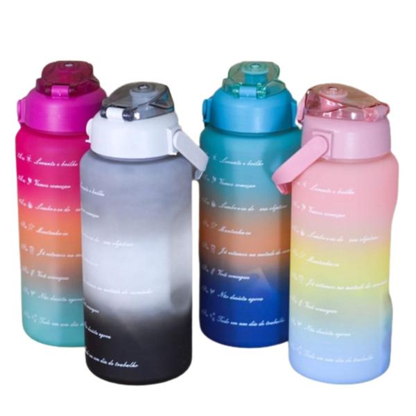 Imagem de Garrafa De Água 2 Litros Squeeze Personalizada Fitness