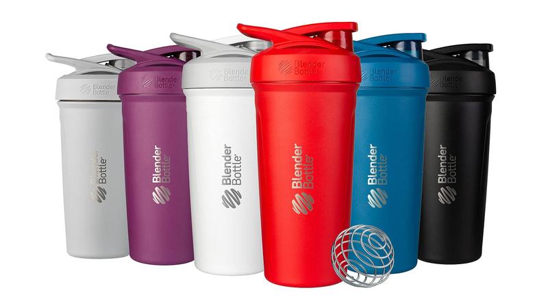 Imagem de Garrafa de água BlenderBottle Strada Shaker Cup 700 ml vermelha