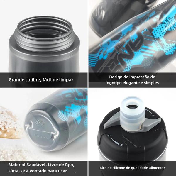 Imagem de Garrafa de Água Bolany 600ml para Bicicleta - Leve e Ideal para Ciclismo de Montanha