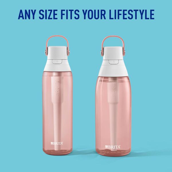 Imagem de Garrafa de água Brita Hard-Sided Plastic Premium 1.06L Blush