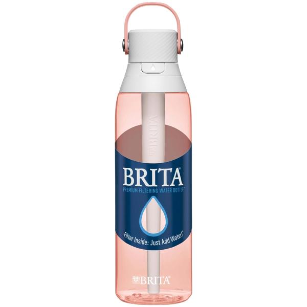 Imagem de Garrafa de água Brita Hard-Sided Plastic Premium 770mL Blush