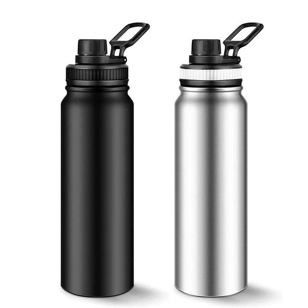 Garrafa de Água de Aço Inoxidável com Isolamento a Vácuo - 600ml e 800ml Imagem de Garrafa de Água de Aço Inoxidável com Isolamento a Vácuo - 600ml e 800ml