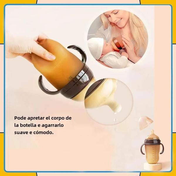 Imagem de Garrafa de Água de Silicone para Bebês (0-36 meses) - com Alça - 150ml e 240ml