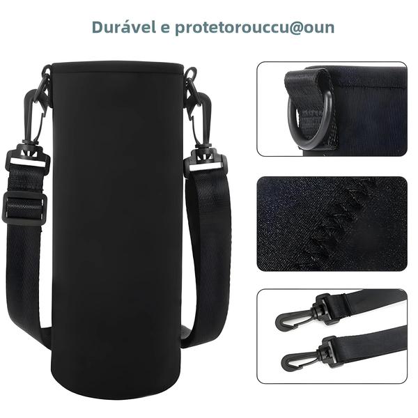 Imagem de Garrafa de Água Esportiva 1500ML com Capa de Neoprene Isotérmica