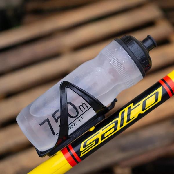 Imagem de Garrafa de Água Esportiva de 750ml - Ciclismo - Material PP com Boca Larga e Gaiola