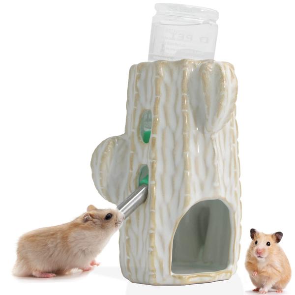 Imagem de Garrafa de água Hamster Zhilishu 80mL com suporte ajustável