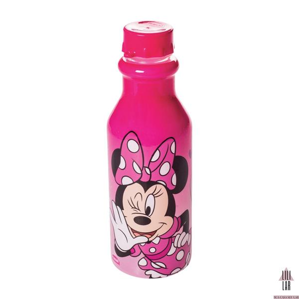 Imagem de Garrafa de Água Infantil 500ml Escolar Plástico Minnie Retro