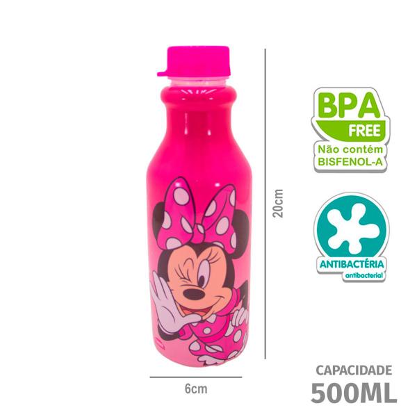 Imagem de Garrafa de Água Infantil 500ML Garrafinha Escolar Plasútil