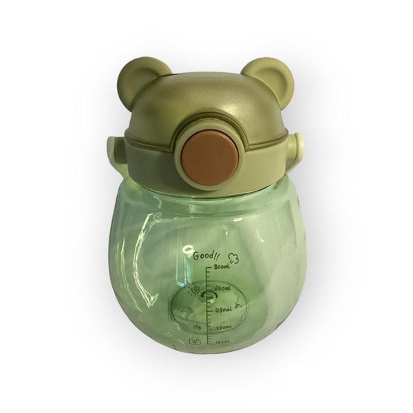 Imagem de Garrafa de água infantil Urso (800ml) com adesivos decorativos