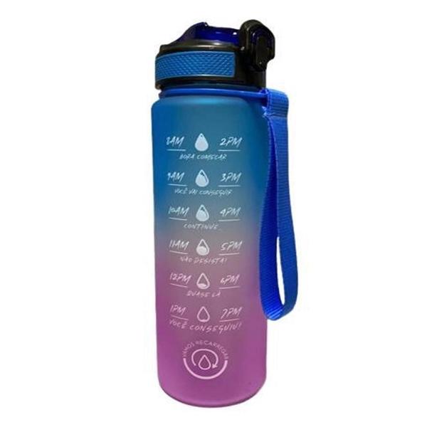 Imagem de Garrafa De Água Motivacional 1000ml Hydratus Water And More MBFit