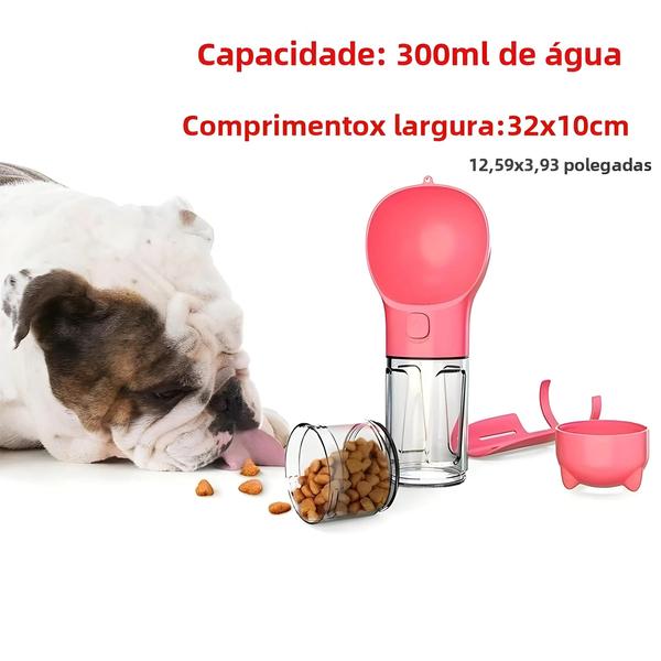 Imagem de Garrafa De Água Multifuncional Portátil À Prova De Vazamento Para Cães, Alimentador De Alimentos,