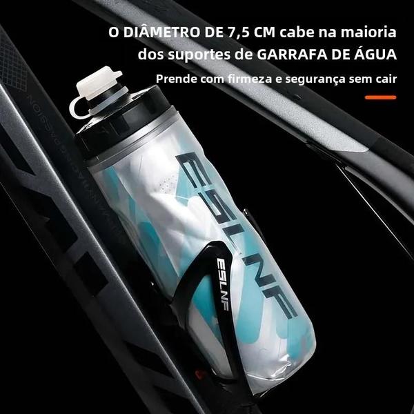 Imagem de Garrafa de Água para Bicicleta 600ml - Leve, com Isolamento Térmico para Esportes