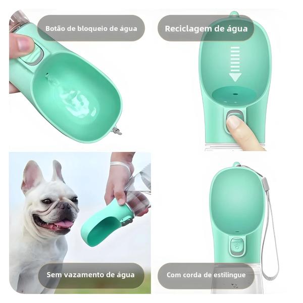 Imagem de Garrafa De Água Portátil À Prova De Vazamento Para Cães Pequenos E Grandes Gatos Filhote De Cachorro