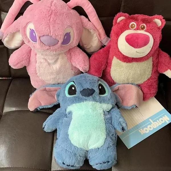 Imagem de Garrafa de Água Quente de Pelúcia Disney Stitch - Extra Grande e Acolhedora