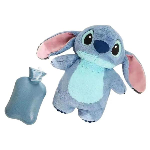 Imagem de Garrafa de Água Quente Kawaii Anime Lilo & Stitch - Pelúcia para Aquecer as Mãos no Inverno