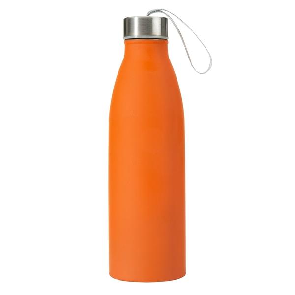 Imagem de Garrafa De Água Squeeze 750ml Academia C/ Alça Fitness Inox