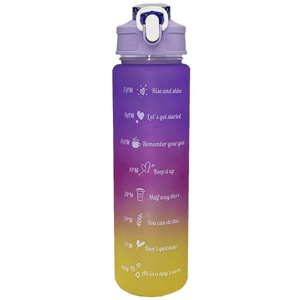 Imagem de Garrafa de Água Squeeze Motivacional 900ml C/Trava Comercyal