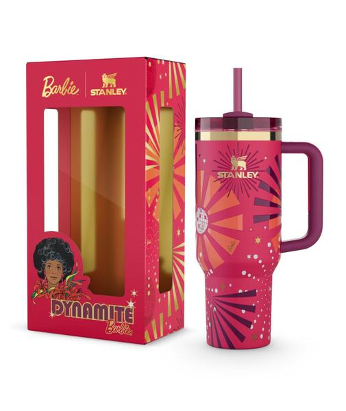 Imagem de Garrafa de água Stanley x Barbie '80s Dynamite Quencher 1,2 L