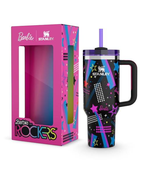 Imagem de Garrafa de água Stanley x Barbie '80s Rockers Quencher 1,2 L