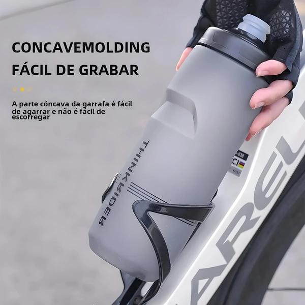 Imagem de Garrafa de Água Thinkrider para Bicicleta - Grande Capacidade (620ml/750ml)