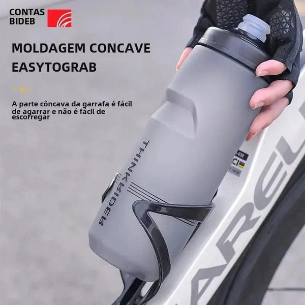 Imagem de Garrafa de Água Thinkrider para Bicicleta - Grande Capacidade (620ml/750ml)