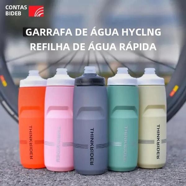 Imagem de Garrafa de Água Thinkrider para Bicicleta - Grande Capacidade (620ml/750ml)