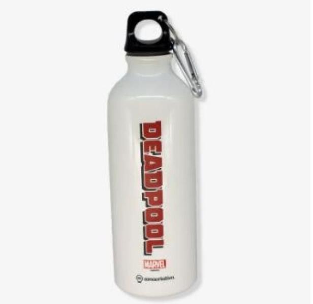 Imagem de Garrafa de aluminio 500ml c/mosquetao deadpool 10073123