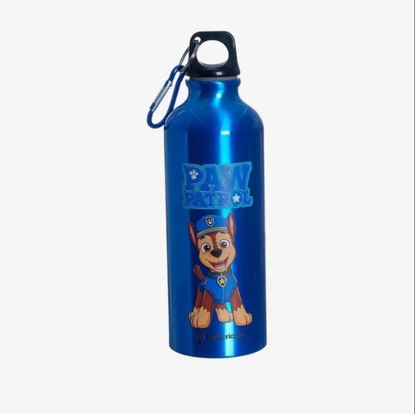 Imagem de Garrafa de aluminio azul 500ml c/mosquetao chase