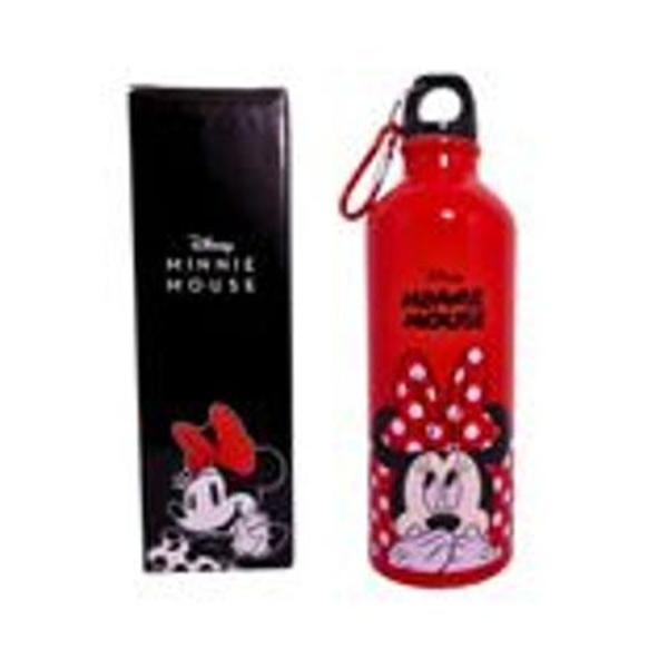 Imagem de Garrafa de Alumínio  Disney Minnie Mouse 500ml Com Prendedor Mosquetão - Taimes