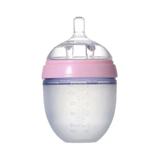 Imagem de Garrafa de Bebê com Alça de Silicone (150ml/240ml) - 0 a 36 Meses