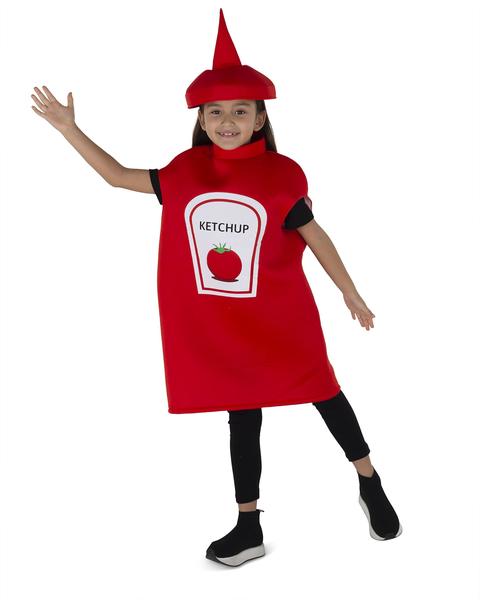 Imagem de Garrafa de ketchup Costume Dress-Up-America Tomato para crianças e adultos