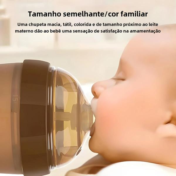 Imagem de Garrafa de Silicone para Bebê 240ml - Com Canudo, Alça e Bola de Gravidade