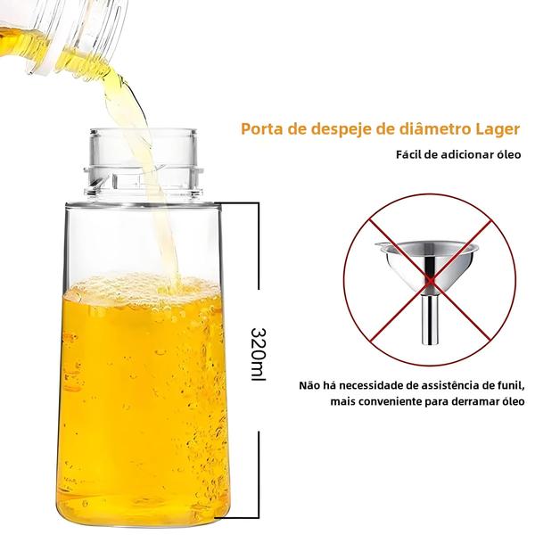 Imagem de Garrafa de Spray de Azeite para Fritadeira Air Fryer - 200/300/500ml