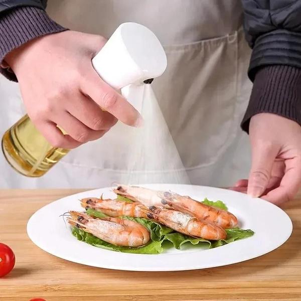 Imagem de Garrafa de Spray de Óleo para Cozinha - 200ml e 300ml - Ideal para Cozinhar e Acampamento