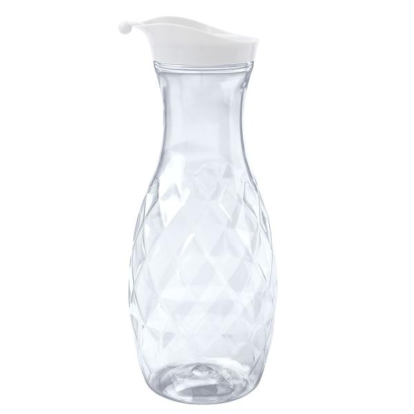 Garrafa De Suco Cristal 1,2 Litros Com Tampa 25x9 Cm - Tiba Imagem de Garrafa De Suco Cristal 1,2 Litros Com Tampa 25x9 Cm