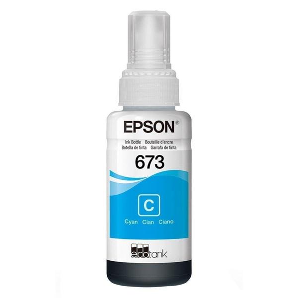 Imagem de Garrafa de Tinta Ciano Epson T673 - T673220 - Original