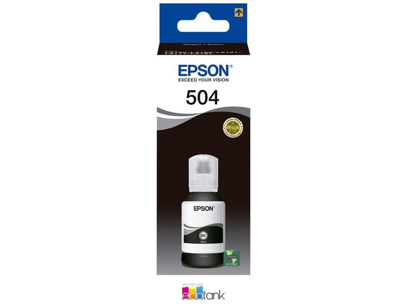 Imagem de Garrafa de Tinta Epson T504 Preto Original Refil