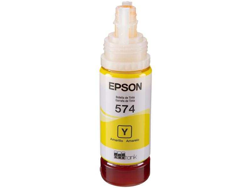 Imagem de Garrafa de Tinta Epson T574 Amarelo Original Refil