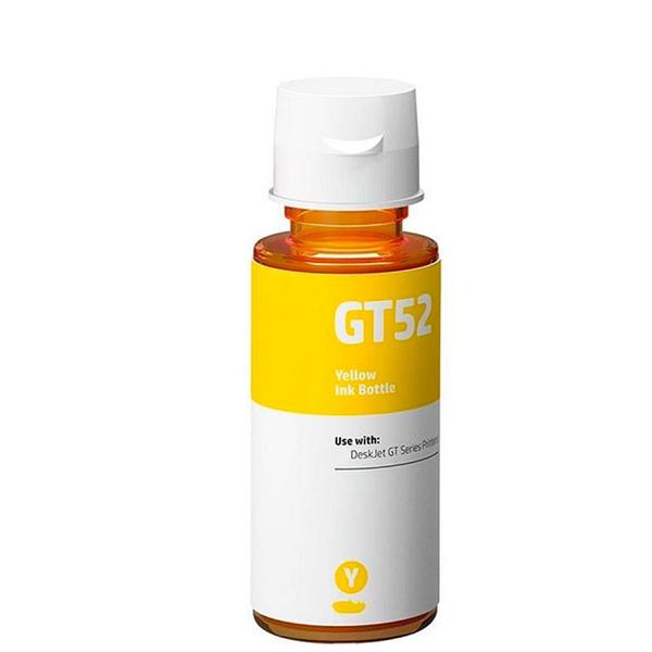 Imagem de Garrafa de Tinta GT52 Amarelo 70ml para impressora Deskjet Smart Tank Wireless 500 / 600 series