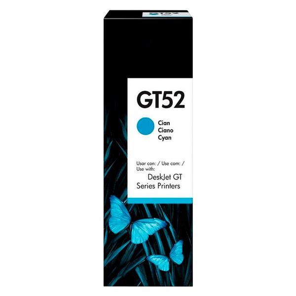 Imagem de Garrafa de Tinta GT52 Ciano 70ml para impressora Deskjet Smart Tank Plus 550 series