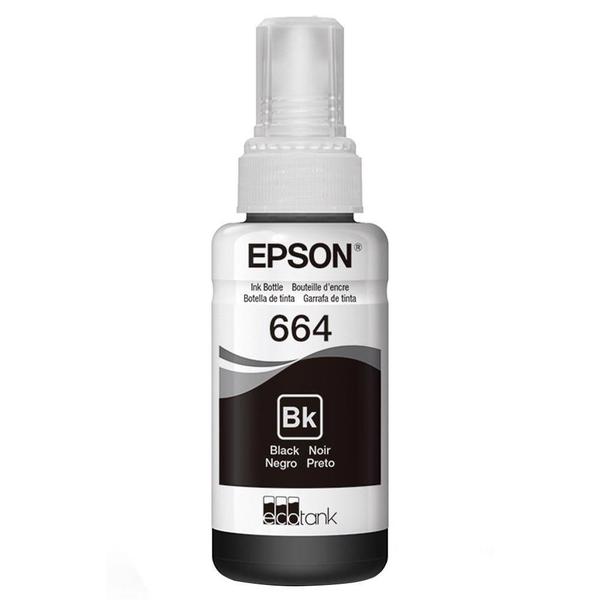 Imagem de Garrafa de Tinta Preto Epson T664 - T664120 - Original