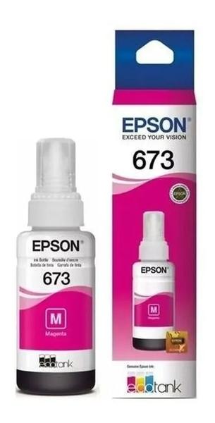 Imagem de Garrafa De Tinta Refil Epson Original T673320 Magenta 70ml