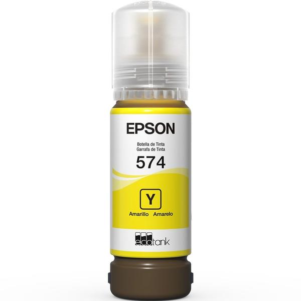 Imagem de Garrafa de tinta T574 Amarelo para impressora Jato de Garrafa de tinta 