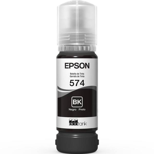 Imagem de Garrafa de tinta T574 Preto para impressora L8050